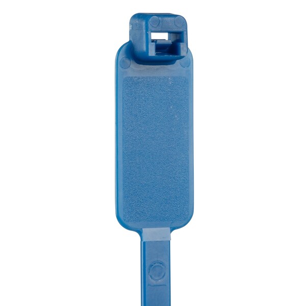 Cable Tie, 7-1/2 in L, 1-3/4 in Max Bundle Dia., Blue, Nylon 6/6, 50 lb Strength, 500 PK